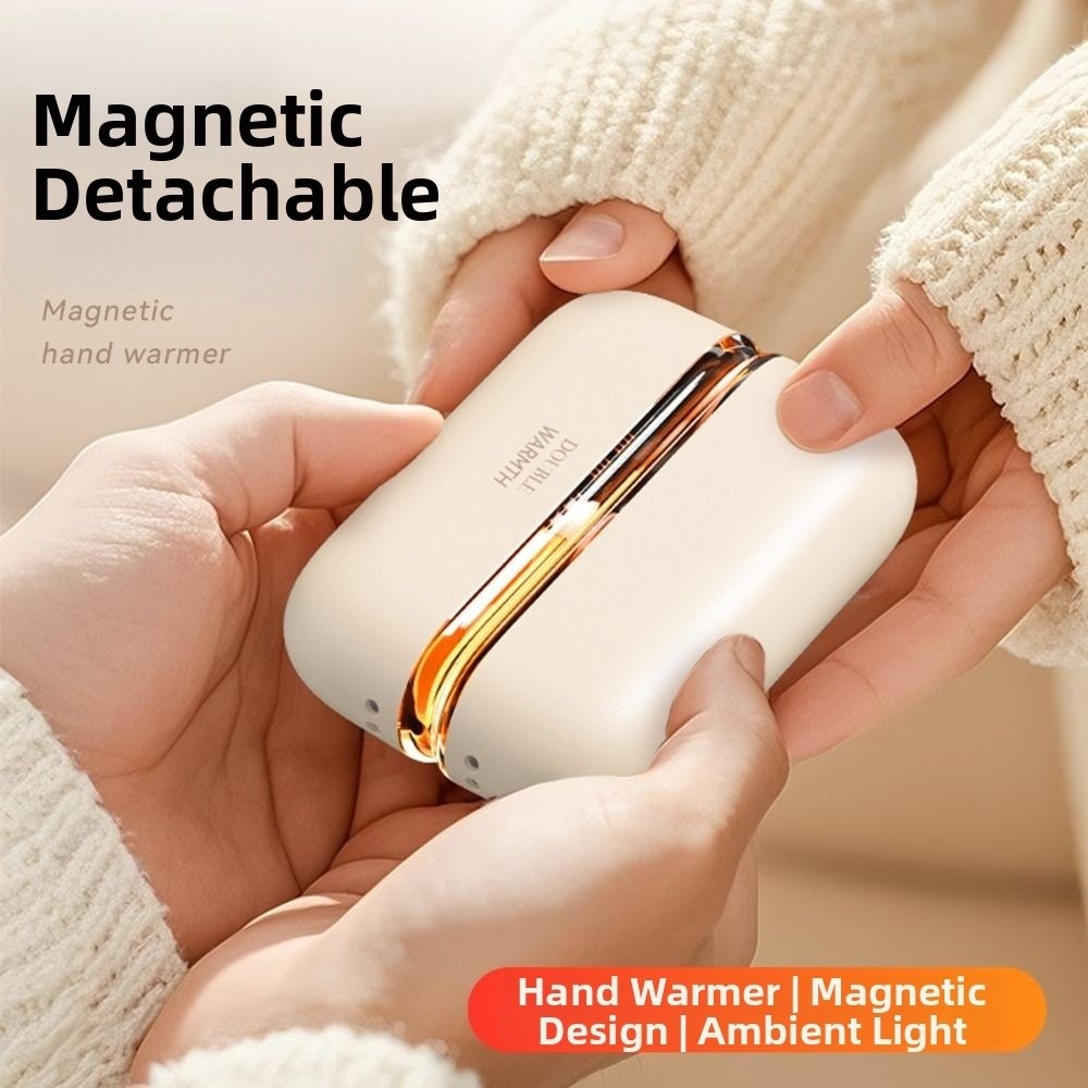 Hand Warmer Electric - مدفأة يد مغناطيسية بشاشة رقمية، تسخين
