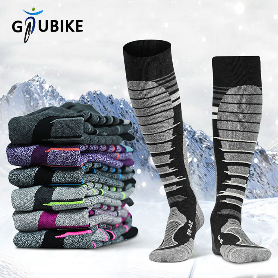 Thermal Sock Wool - جوارب GTUBIKE Merino للتزلج من الصوف،