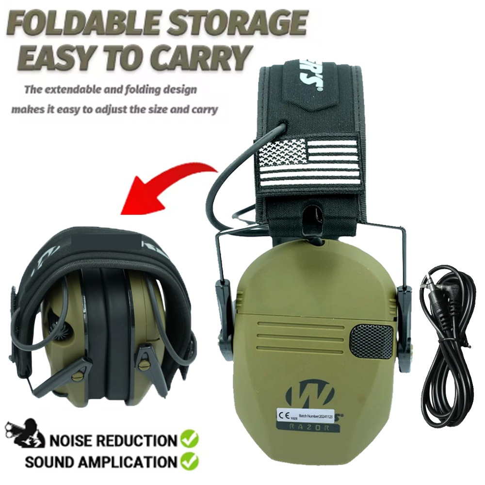 Earmuffs Foldable - واقي أذن واقٍ من الضوضاء، واقي