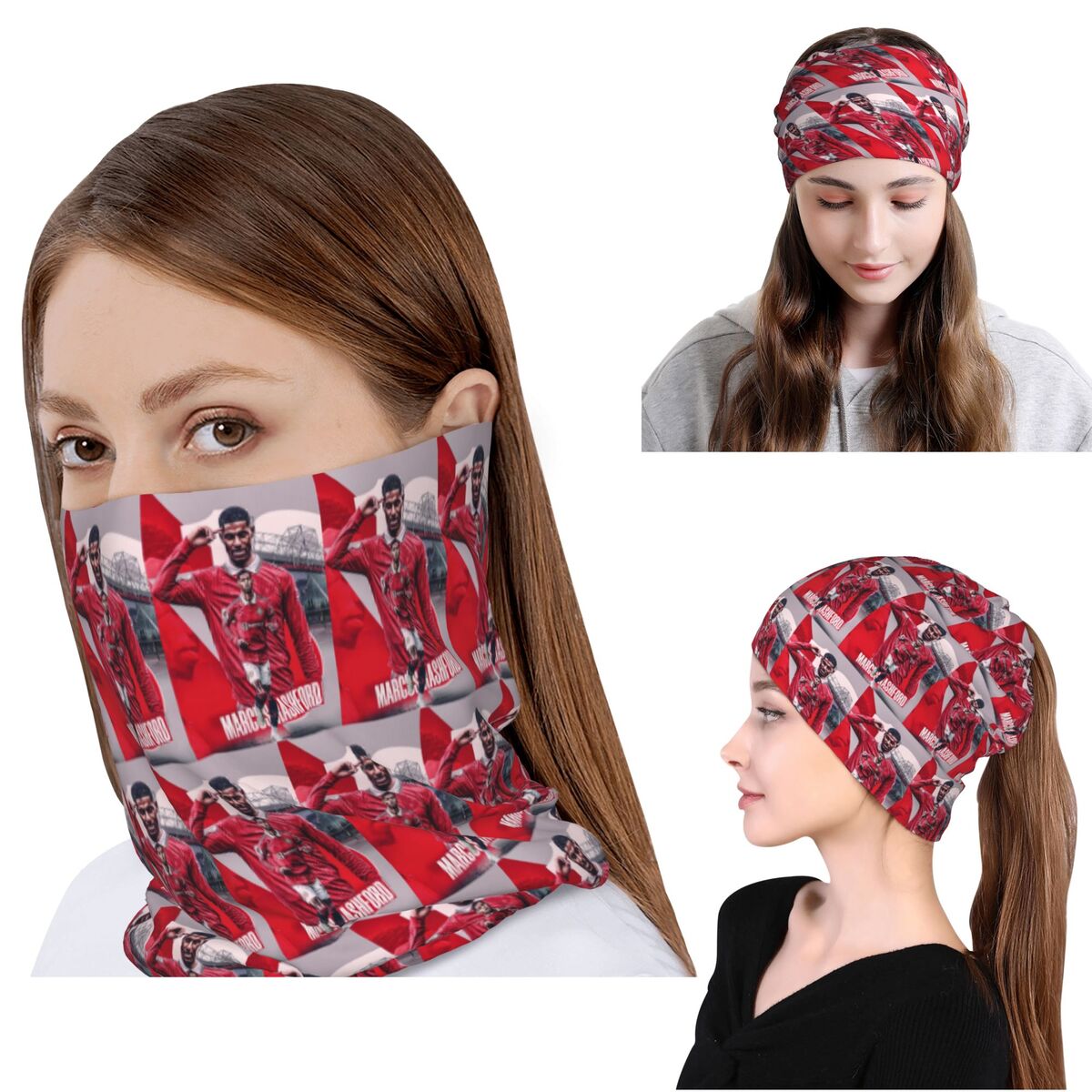 Knit Beanie Hat Warm - وشاح ماركوس راشفورد الجديد للاحتفال بالهدف،