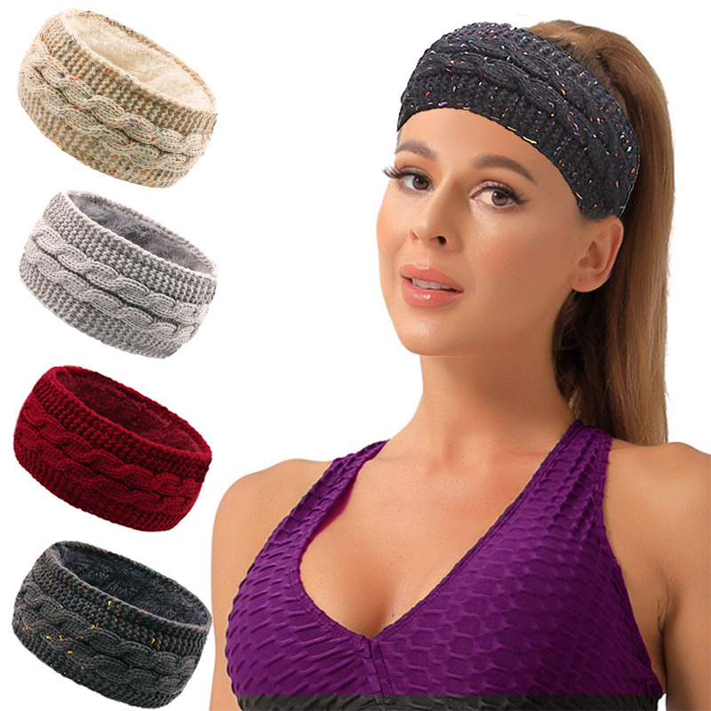 عصابة رأس منفوشة من الصوف للنس - مراجعة Winter Headband Fleece وسعره