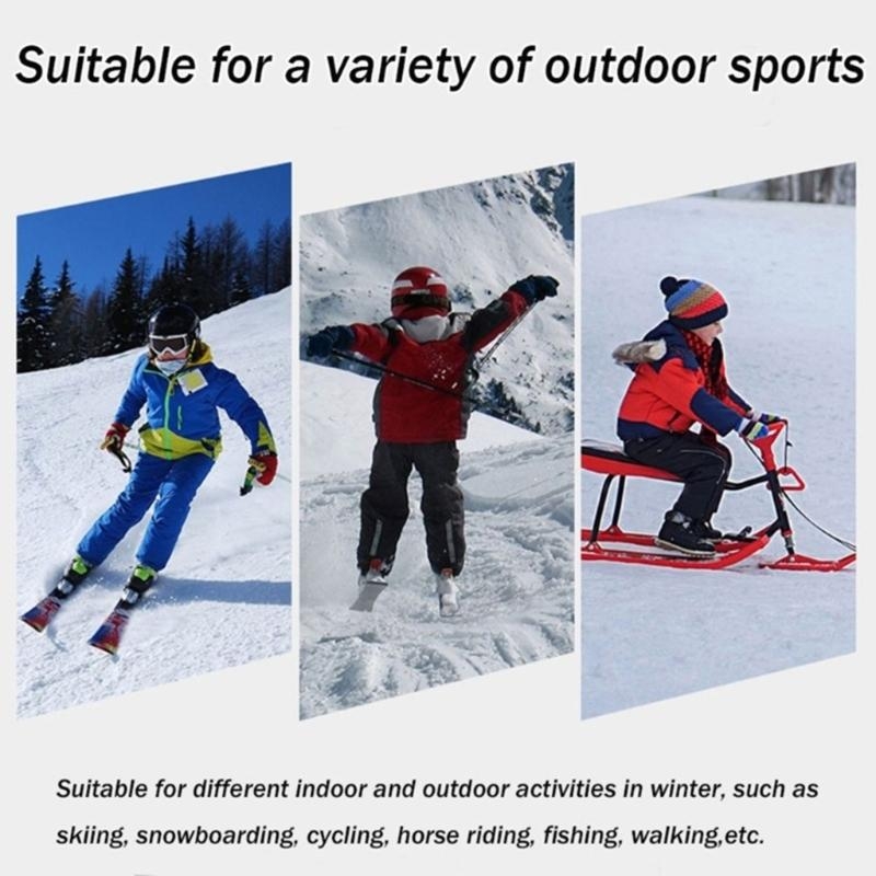 J15U قفازات تزلج شتوية دافئة ل - مراجعة Snow Glove Insulated وسعره