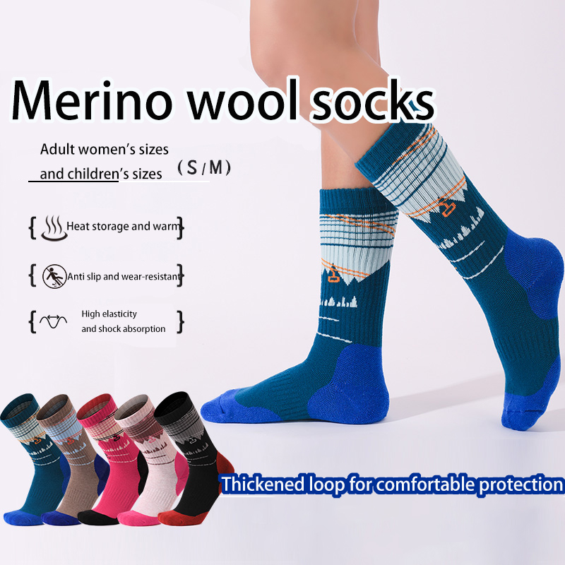 زوج واحد من جوارب التزلج المصن - مراجعة Thermal Sock Wool وسعره