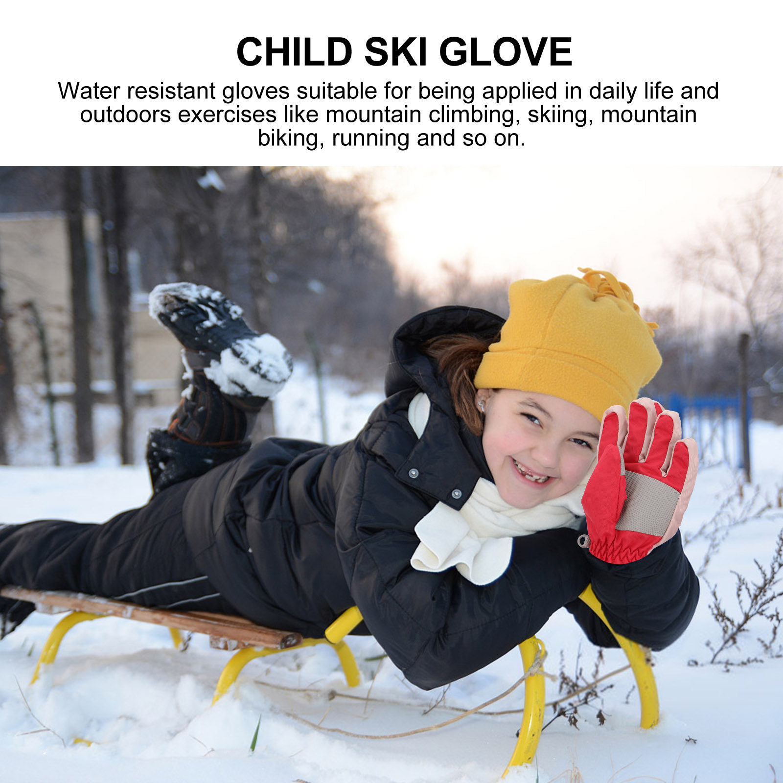 زوج واحد من قفازات التزلج للأط - مراجعة Snow Glove Insulated وسعره
