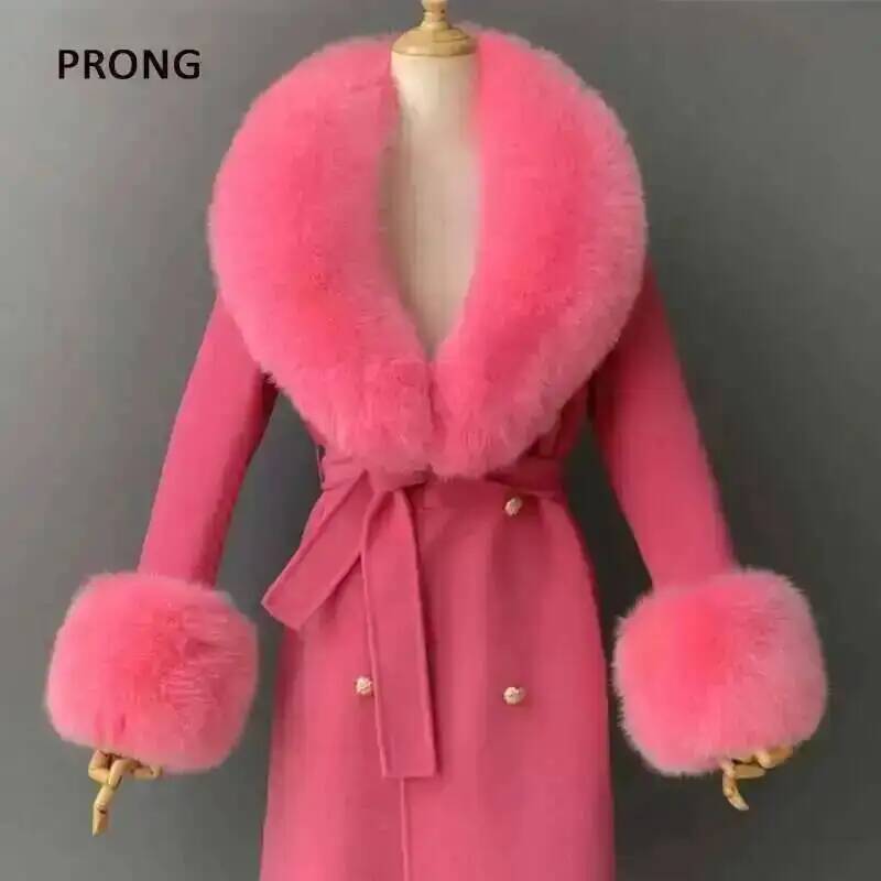الفراء الحقيقي طوق والأصفاد مج - مراجعة Shawl Wrap Winter وسعره