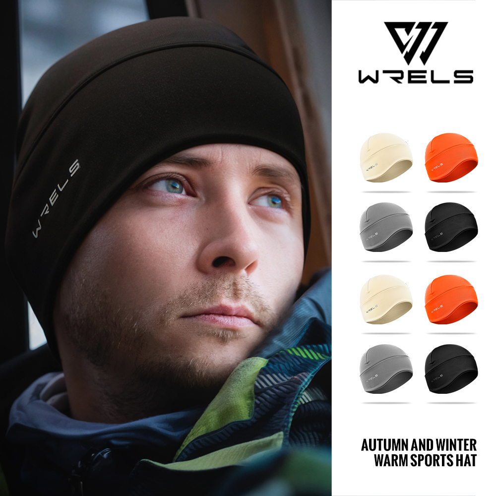 WRELS الشتاء تشغيل قبعة الجمجم - مراجعة Knit Beanie Hat Warm وسعره