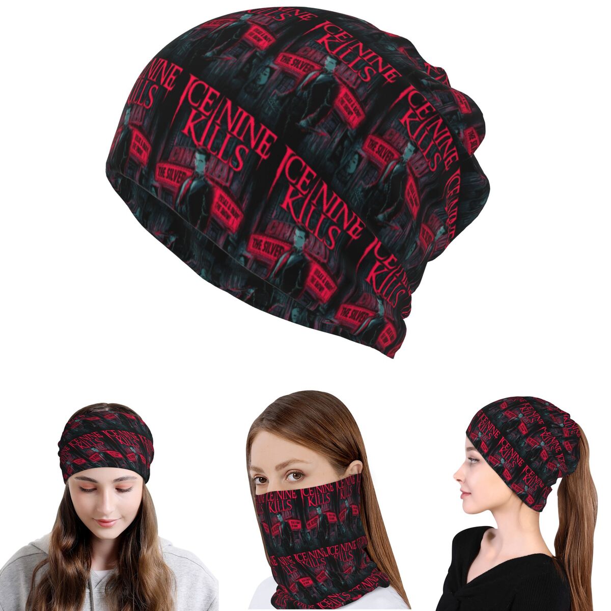 غطاء رقبة من نوع باندانا من Ic - مراجعة Knit Beanie Hat Warm وسعره