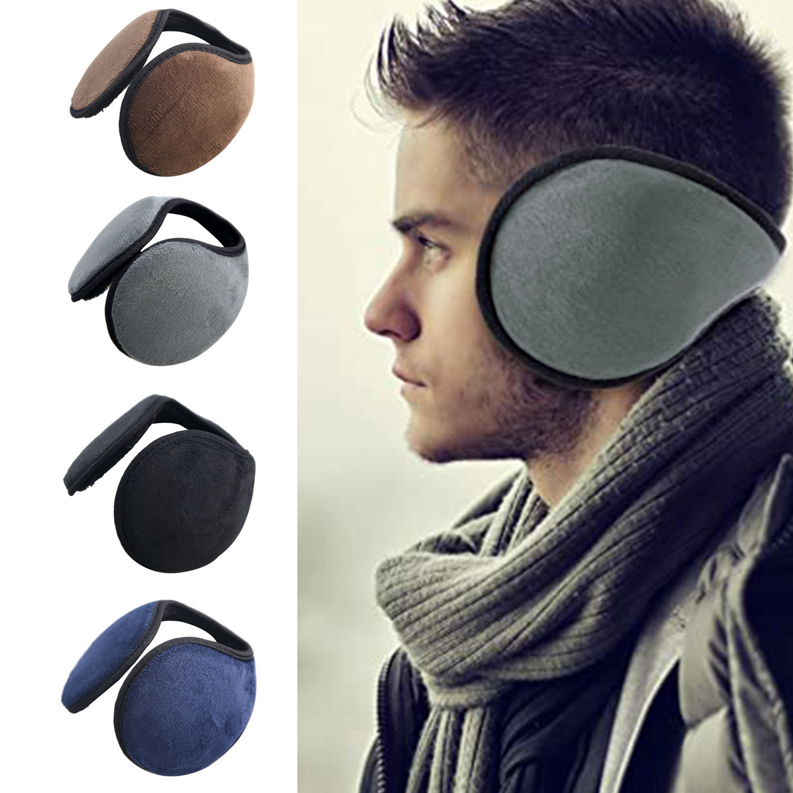 أغطية أذن شتوية دافئة من الصوف - مراجعة Earmuffs Foldable وسعره