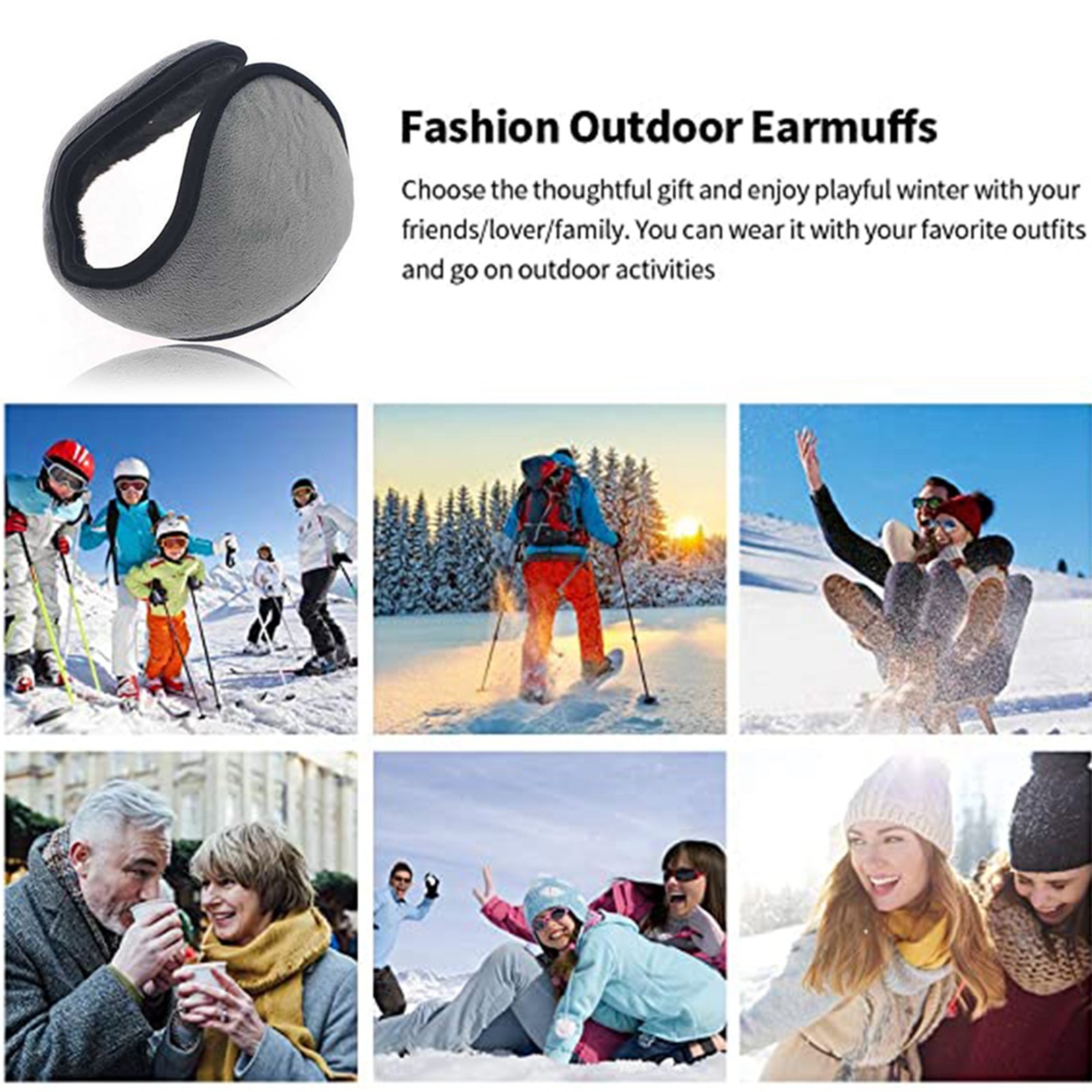 أغطية أذن شتوية دافئة من الصوف - مراجعة Earmuffs Foldable وسعره